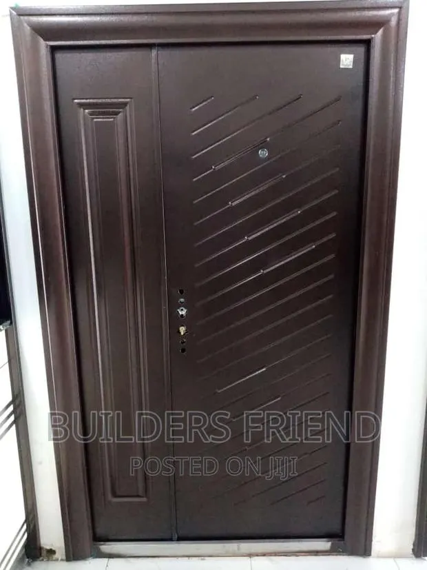 Coffe Brown Standard Turkish One Half Security Door+Locks · Photo 1