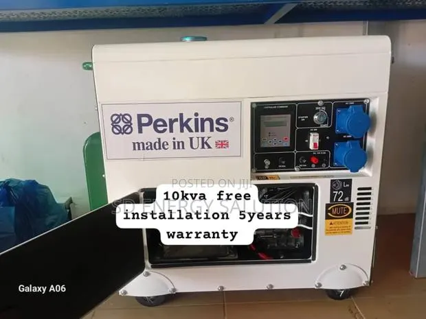 Silence Then Boom Perkins 10kva Diesel 13000watts Diesel · Photo 1