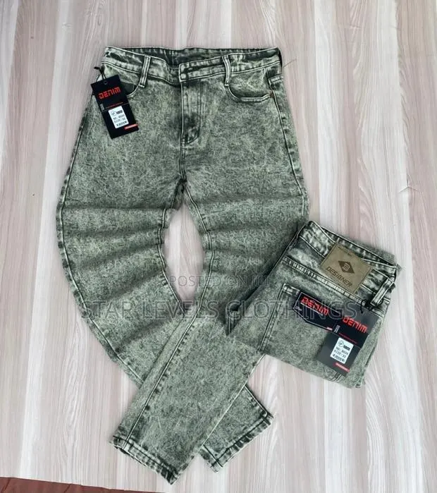 Denim Long Design Jeans Trousers for Men · Photo 1