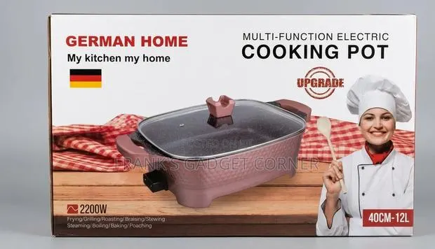 Multi-Function Electric Cooking Pot 12L · Photo 1