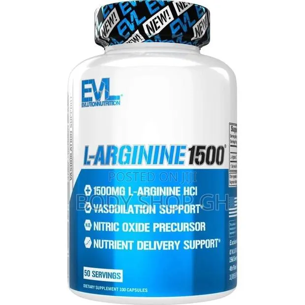 L-arginine Supplement - High Potency Nitric Oxide Booster - 1500mg · Photo 1