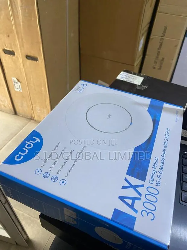 Cudy Ap3000 Indoor Ax3000 Ceiling Mount Wi-Fi 6 Access Point With 2.5g · Photo 1