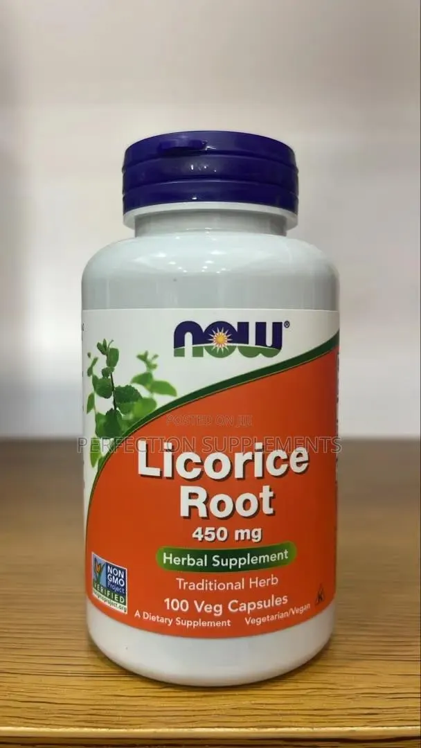 NOW Licorice Root 450 Mg Veg Capsules
Herbal Supplement · Photo 1