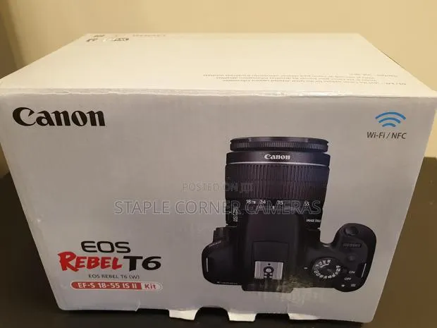 New Canon EOS T6 Digital Camera + 18-55mm Is Ii Lens · Photo 1