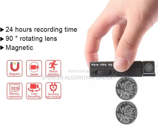 Security Camera Recorder Cube Magnet · Photo 1