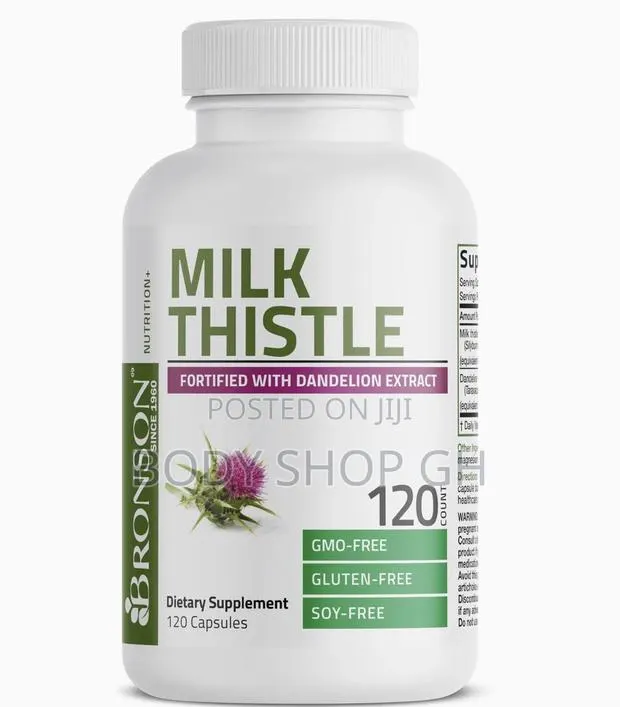Milk Thistle + Dandelion for Liver Health, Antioxidant Support, Detox · Photo 1