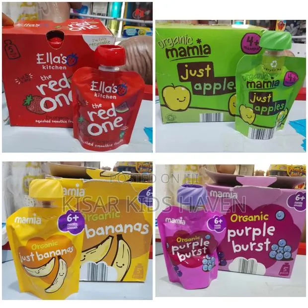 Organic Mamia N Ella's Kitchen Baby Food Pouches ( Price for 1 Piece)