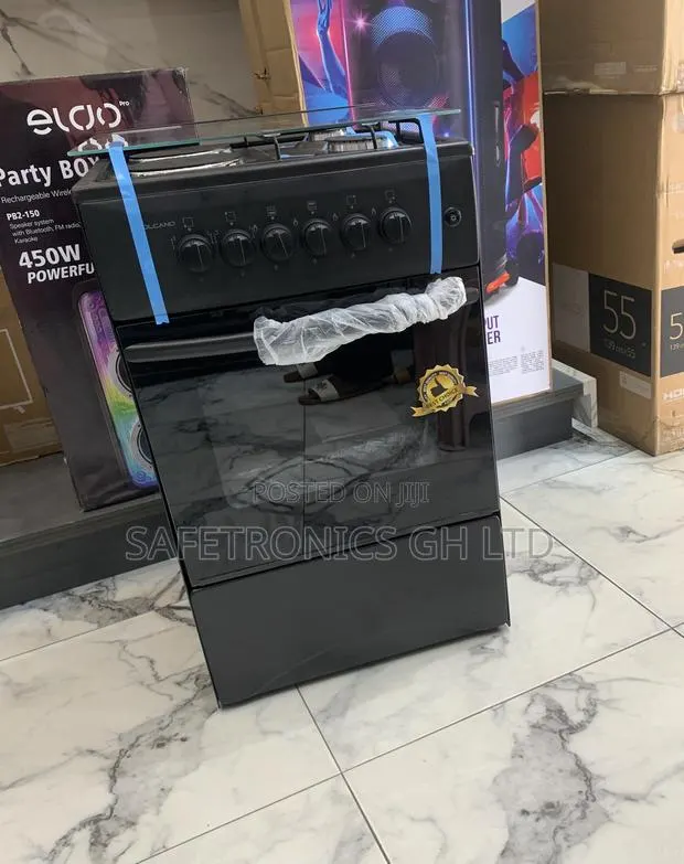 Unique Black Volcano 50x50cm (2 Gas + 2 Electric) Cooker · Photo 1
