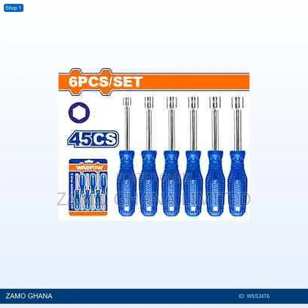 6 PCS Nut Screwdriver - Wss24t6 · Photo 1