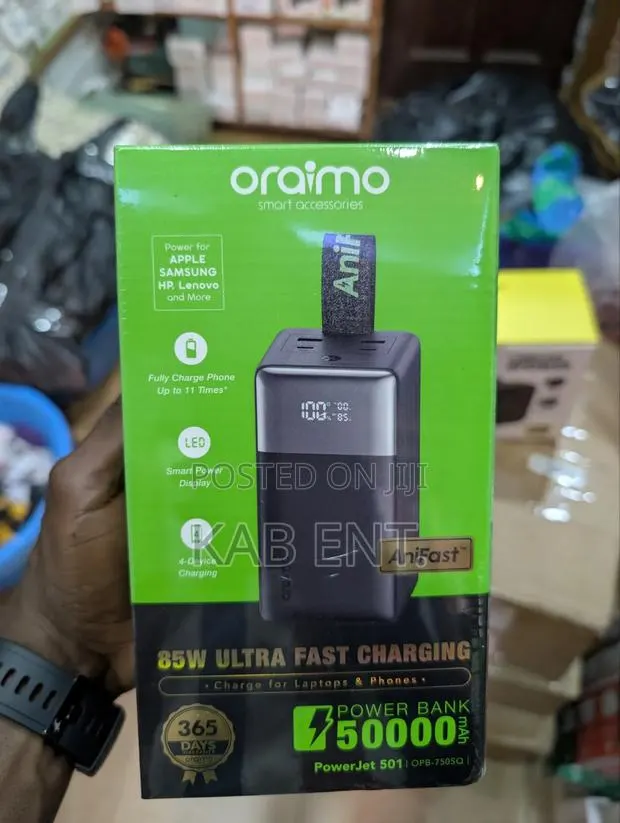 Oraimo PowerJet 501 Power Bank (OPB-750SQ) – 50000mAh · Photo 1