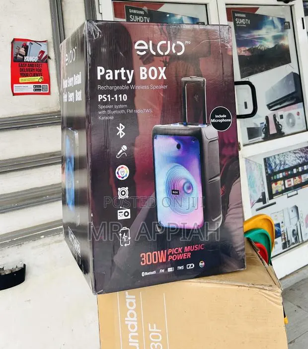 Purchase Quality Eldo Ps1-110 Single 12" Speaker With Mic(Black ) · Photo 1
