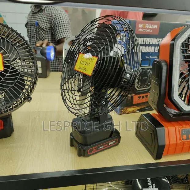 Stylishly Designed Cordless Rechargeable Heavy Duty Desk Fan · Photo 1