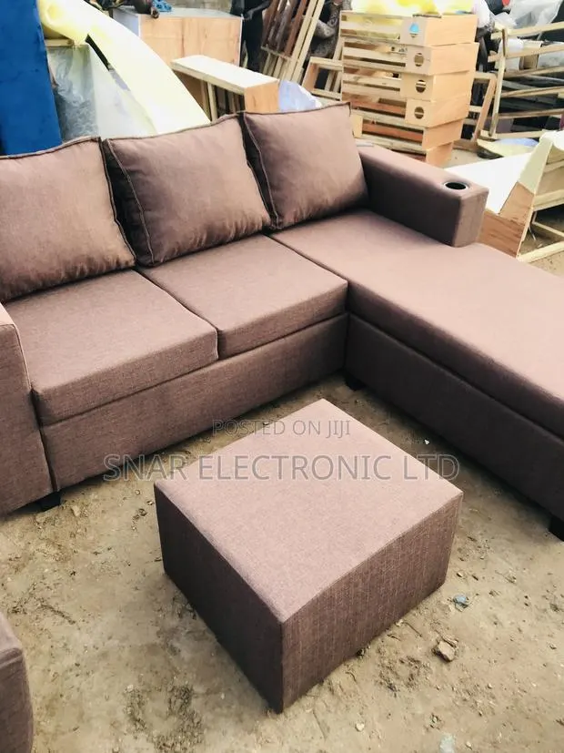 L Shape Brown Sofas · Photo 1