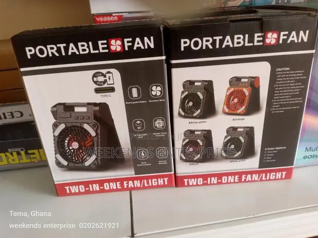 Portable Solar/Chargeable Fan · Photo 1