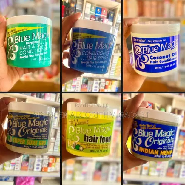 Blue Magic Indian Hemp/ Cond/ Hair Food/Hair Cream-100gh Each · Photo 1