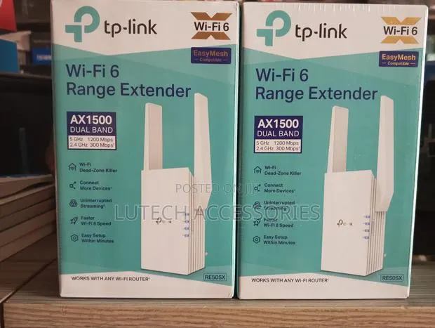 Tp Link Wi-Fi 6 Range Extender (Re 505x) · Photo 1
