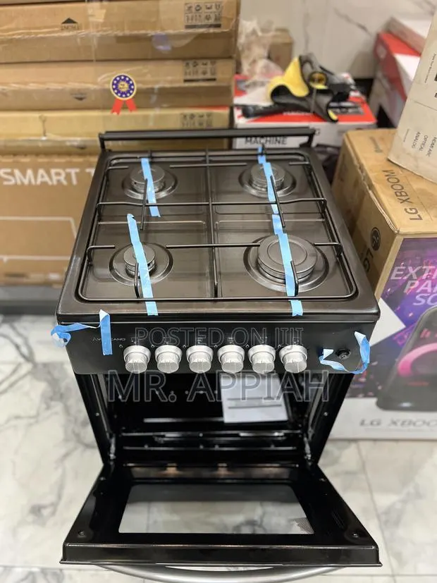 Get Volcano 50x50cm Gas Oven 4 Cooker(Black)Double Grid · Photo 1