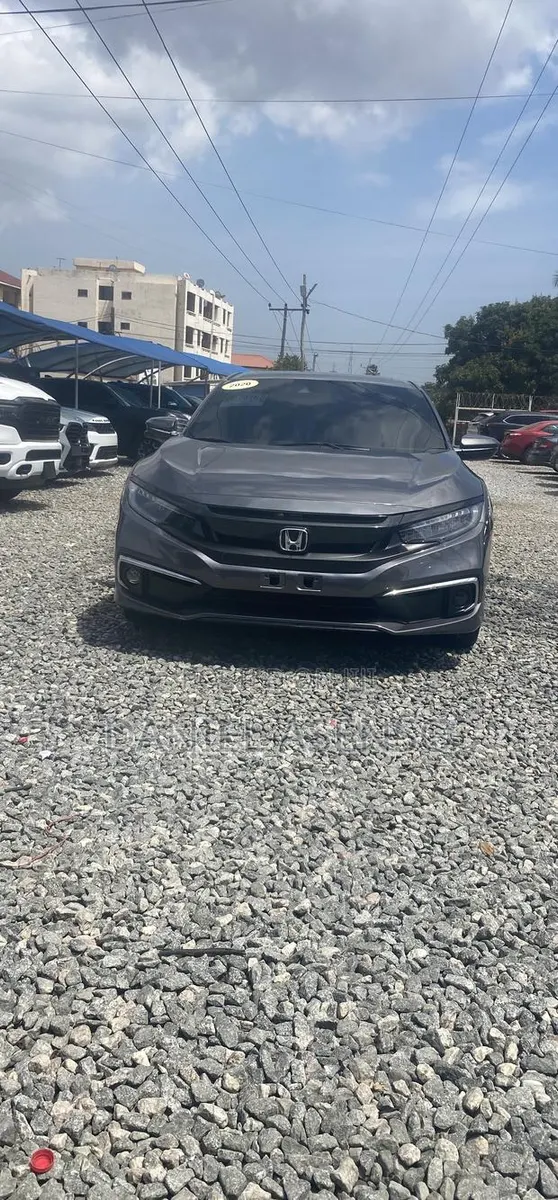 Honda Civic Touring Sedan 2020 Gray · Photo 1