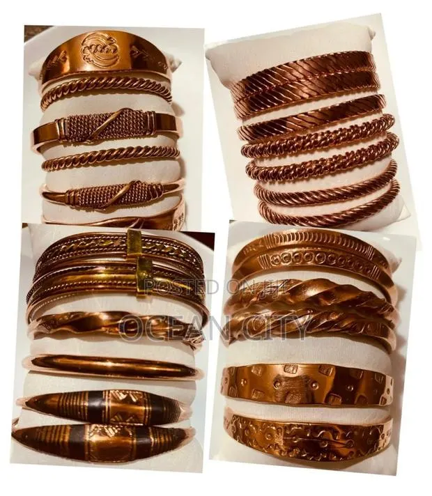 African Copper And Brass Bracelets · Photo 1