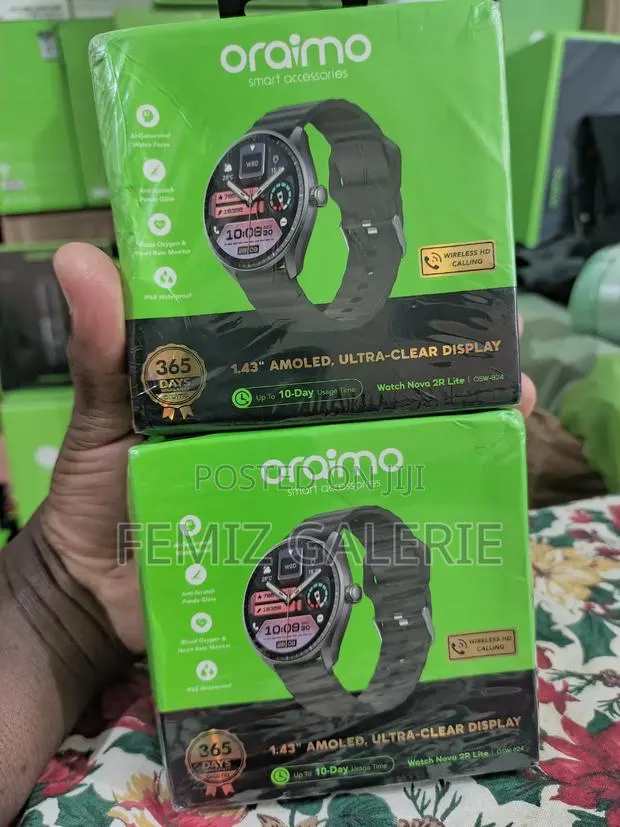 Oraimo Watch Nova 2r Lite 1.43" Amoled 30-Day Standby Smart Watch · Photo 1