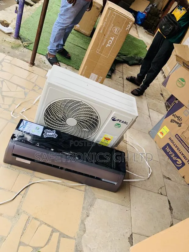 Super Quality Pearl 2.0hp Black Glass Mirror Air Conditioner · Photo 1