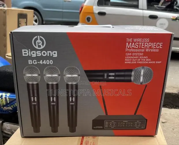 Bigsong Bg-4400 4-in-1 Professional Wireless Microphone · Photo 1