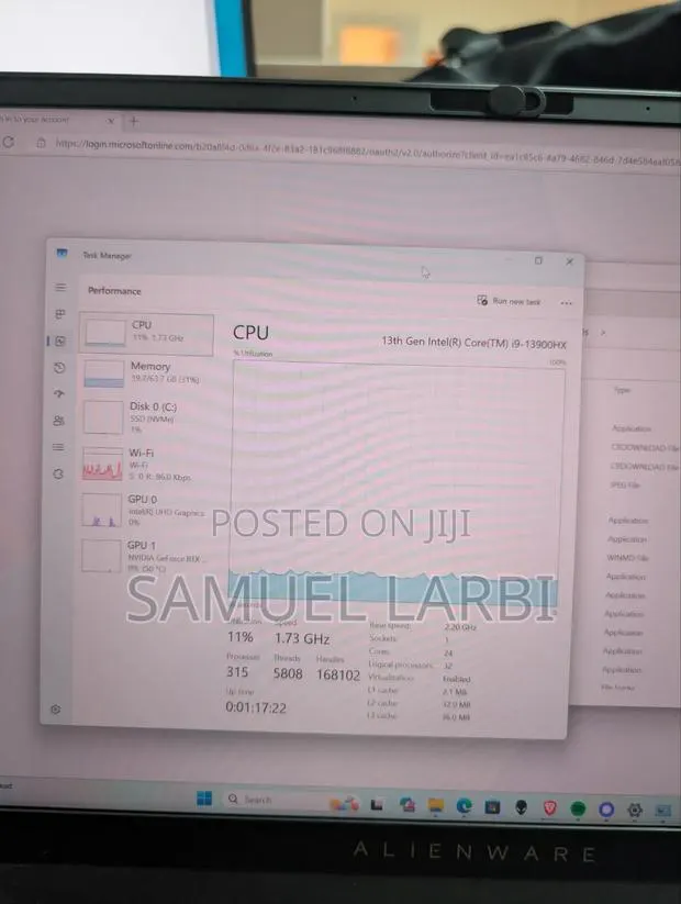 Laptop Alienware M16 R1 64GB Intel Core i9 SSD 1T · Photo 1
