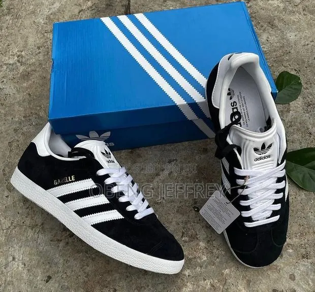 Original Adidas Gazelle Black/White · Photo 1