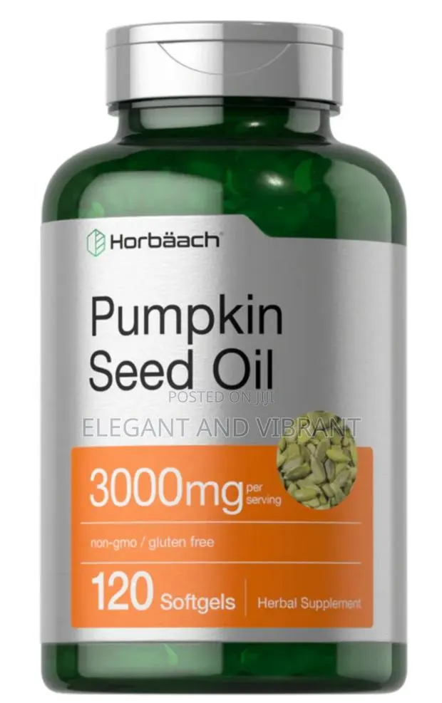 Pumpkin Seed Oil, 3000mg, 120 Capsules · Photo 1