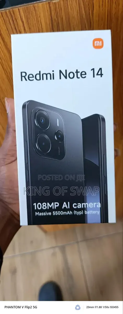 New Xiaomi Redmi Note 14 5G 256 GB Black · Photo 1