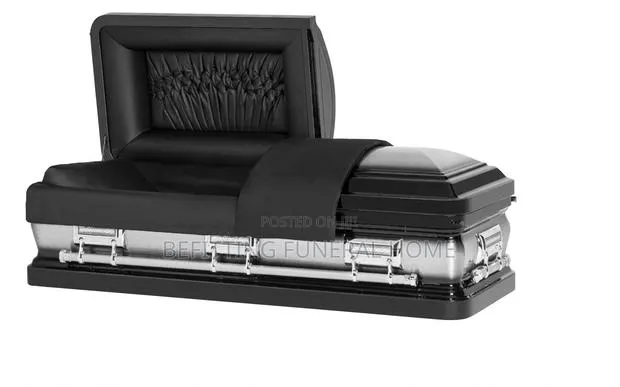 Heritage Black Royale Metal Casket · Photo 1