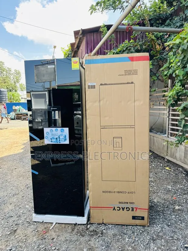 Grab the New Double Door Fridge Lagacy 311l Black · Photo 1