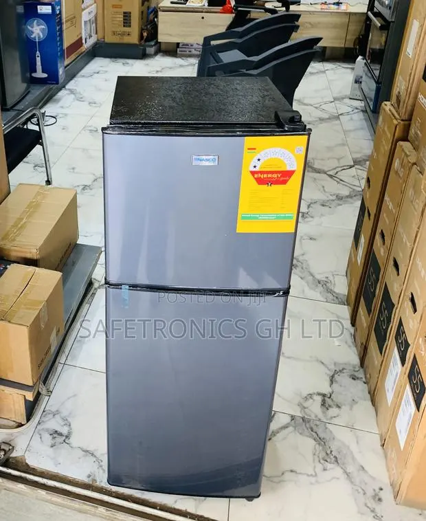 Newly Nasco Grey Nasf2-13fl 2 Doors Top Mount Fridge · Photo 1
