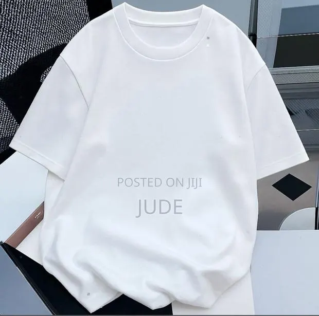 Thick Plain White T-Shirt · Photo 1