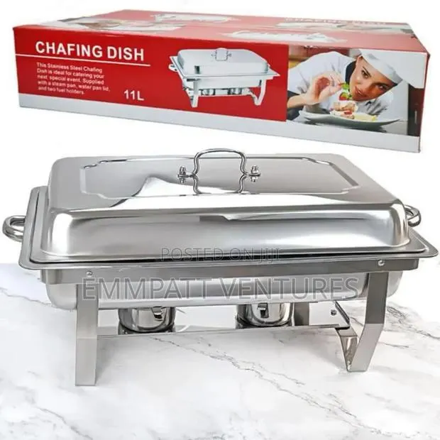 Cheffing Dish Silver Colour · Photo 1