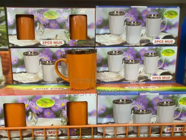 3pcs Ceramic Cups · Photo 1