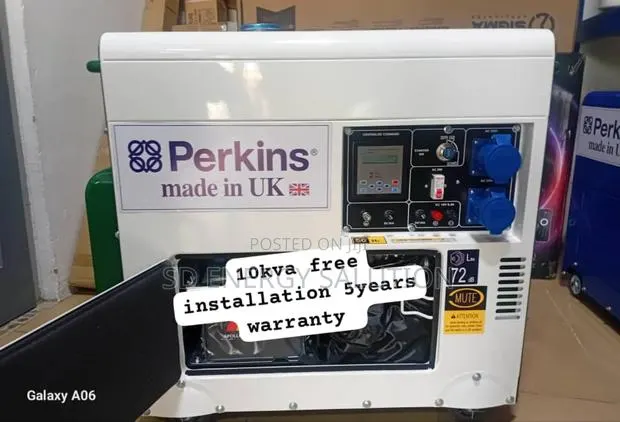 Powerzen Perkins 10kva 13000watts Diesel Silent · Photo 1
