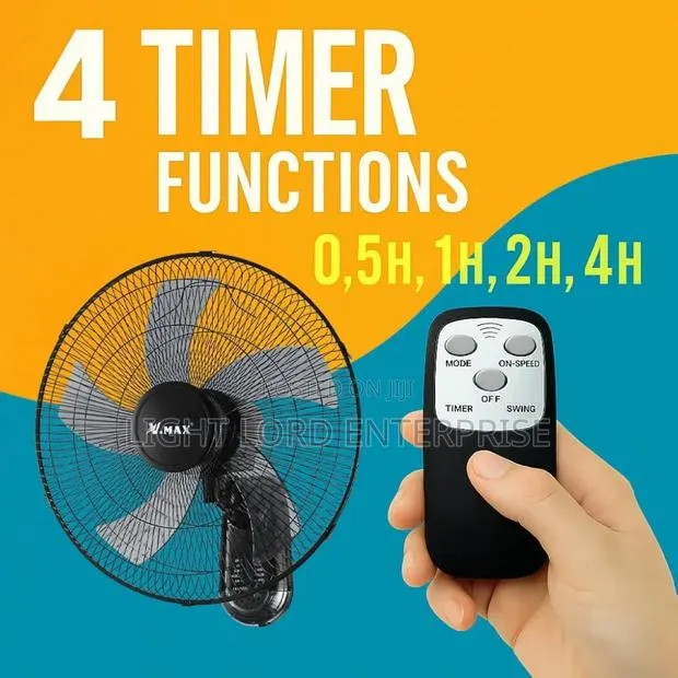 4timer Functions Vmax Wall Fan · Photo 1