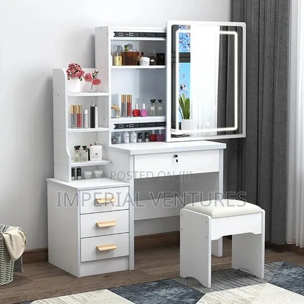 All White Led Light Dresser · Photo 1