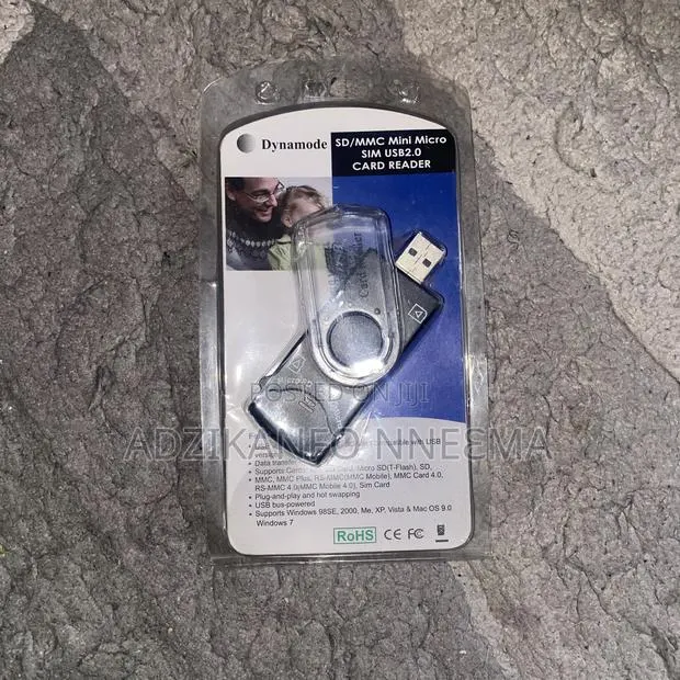 Dynamode Usb-Cr-31 Sd/MMC/Minisd/Microsd/Sim Usb 2.0 Card Reader · Photo 1