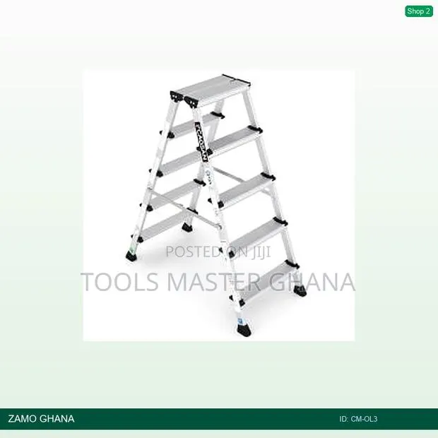 Cm 3 Steps Olimpos Double Sided Step Ladder Alu - Cm-Ol3 · Photo 1