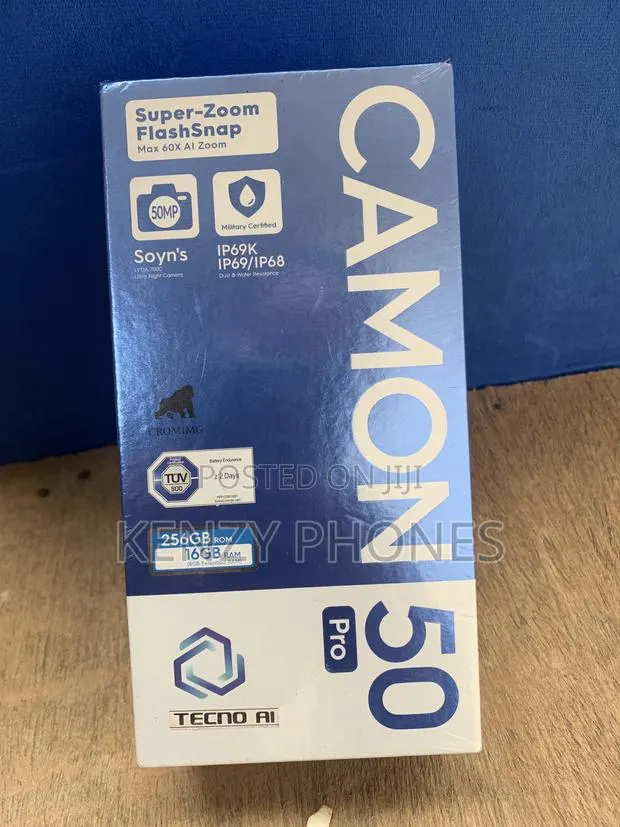 New Tecno Camon 50 Pro 256 GB Gray · Photo 1