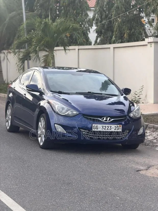 Hyundai Elantra Limited Sedan FWD (1.8L 4cyl 6A) 2013 Blue · Photo 1