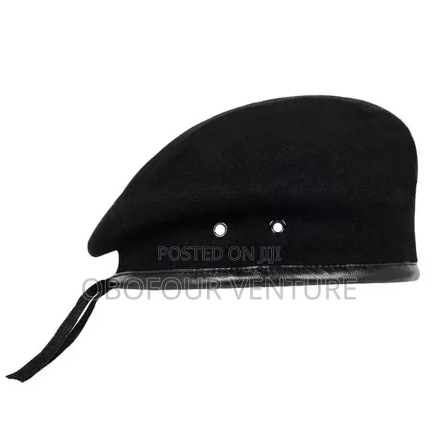 Men Wool Blend Military Berets Cap Army Hat Soldier Fancy Dress. GHMLI