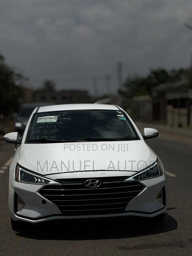 Hyundai Elantra SEL 2019 White · Photo 1