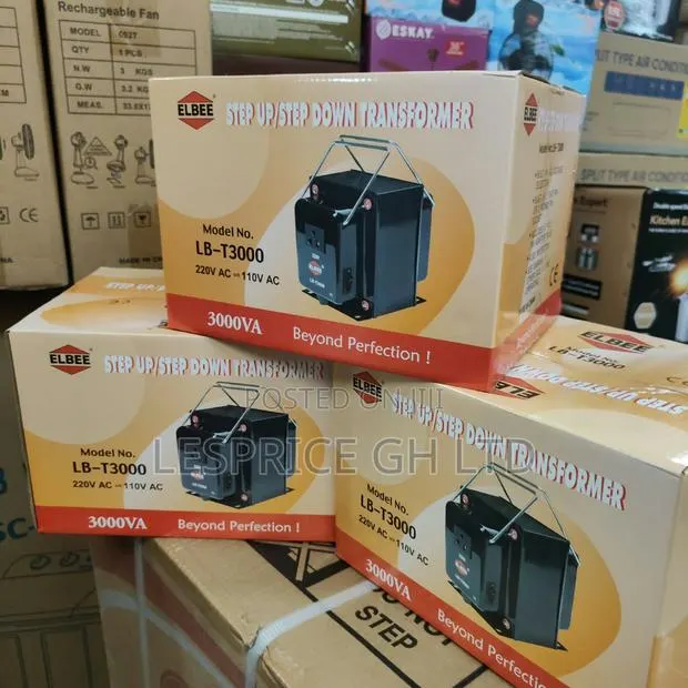 Portable and Durable 3000W Step Up & Down Transformers From Elbee · Photo 1