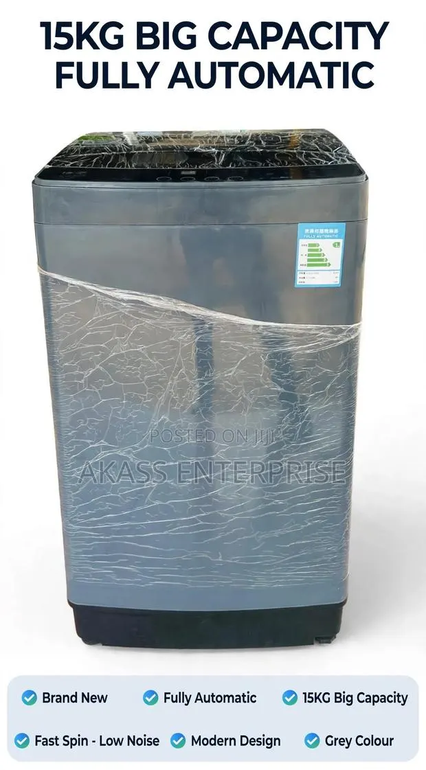 Yangzi 15KG Fully Automatic Top Load Washing Machine - Brand New · Photo 1