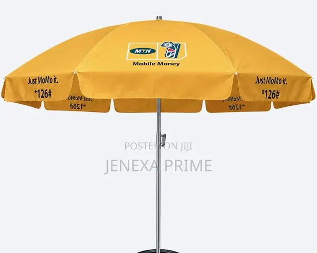 Extra Large Branded MTN Outdoor Umbrella- · Photo 1