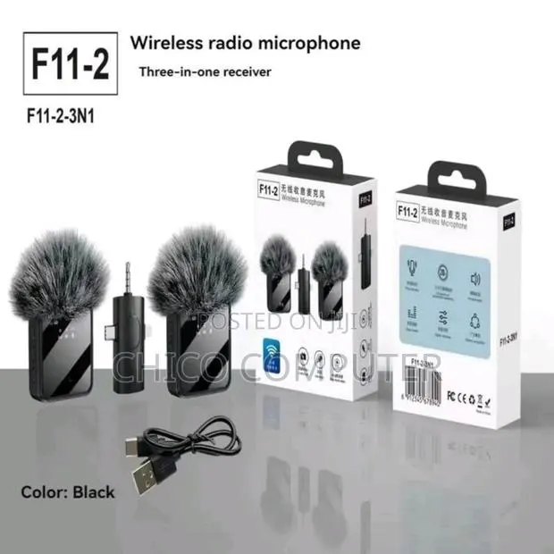 F11 -2 Wireless Microphone Lapel · Photo 1