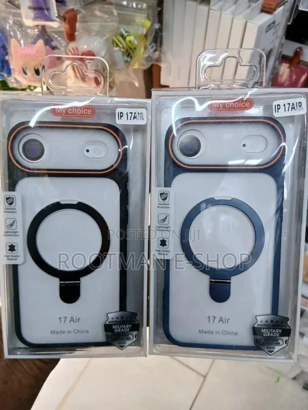 iPhone 17 Air Magnetic Ring Case – Military Grade Protection · Photo 1